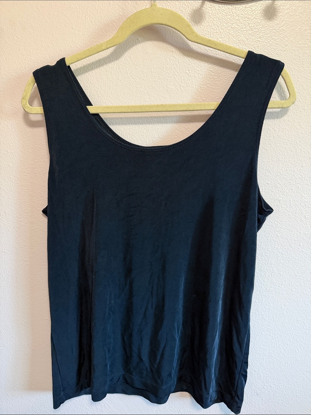 Chicos Travelers Navy Women's Tank Top - Sleeveless Scoop Neck